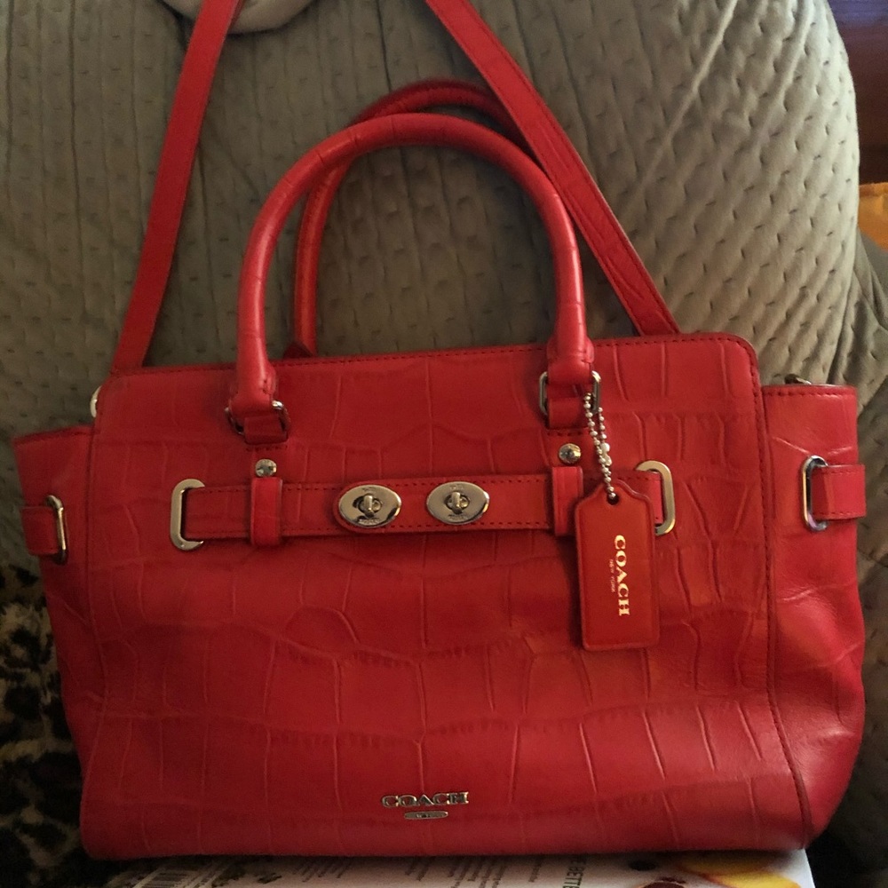 Coach Blake 25 Cherry Red Bag